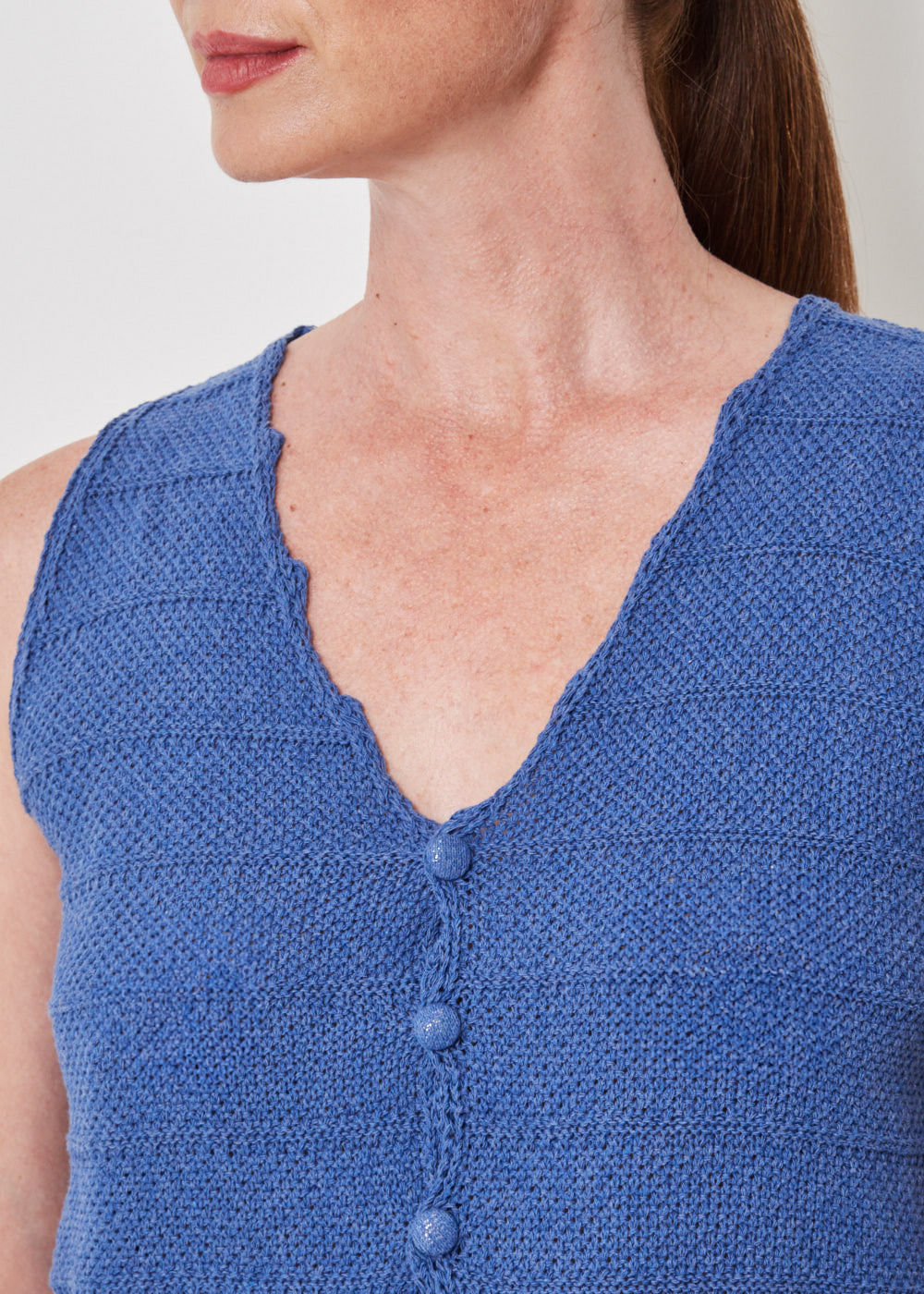 48.40.3406CEU REGATA TEXTURIZADA DE TRICOT ECOLÓGICO