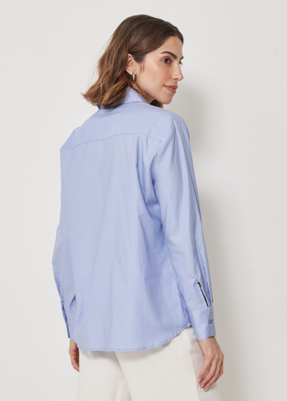55.40.3409CEU CAMISA M/L ABOTOAMENTO FRENTE
