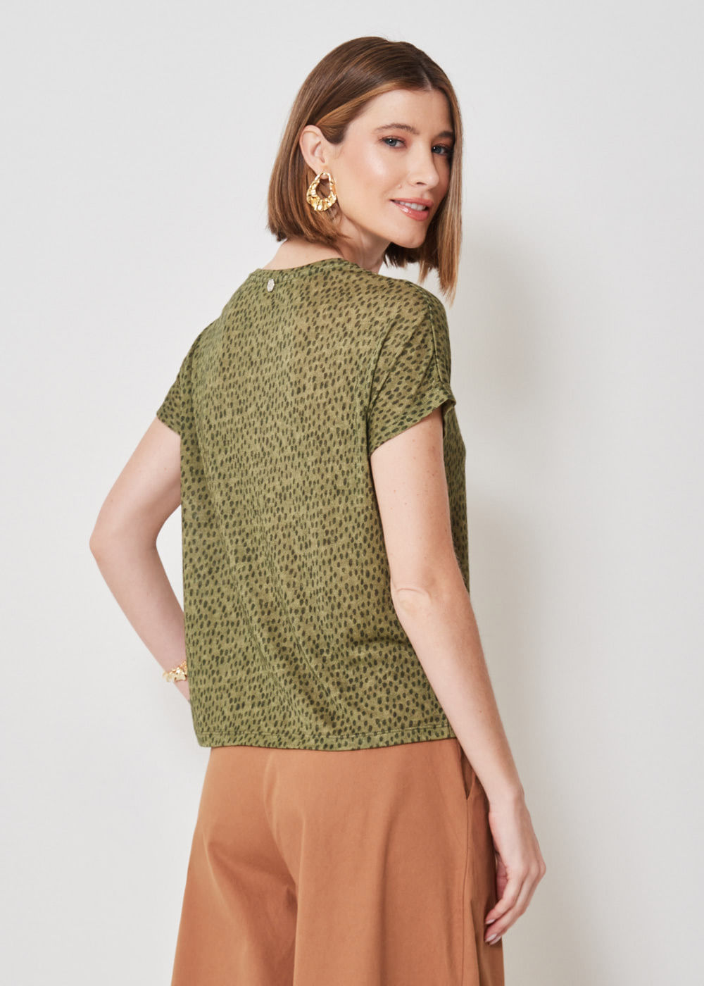 67.20.3401EST BLUSA MALHA ESTAMPA DOTS