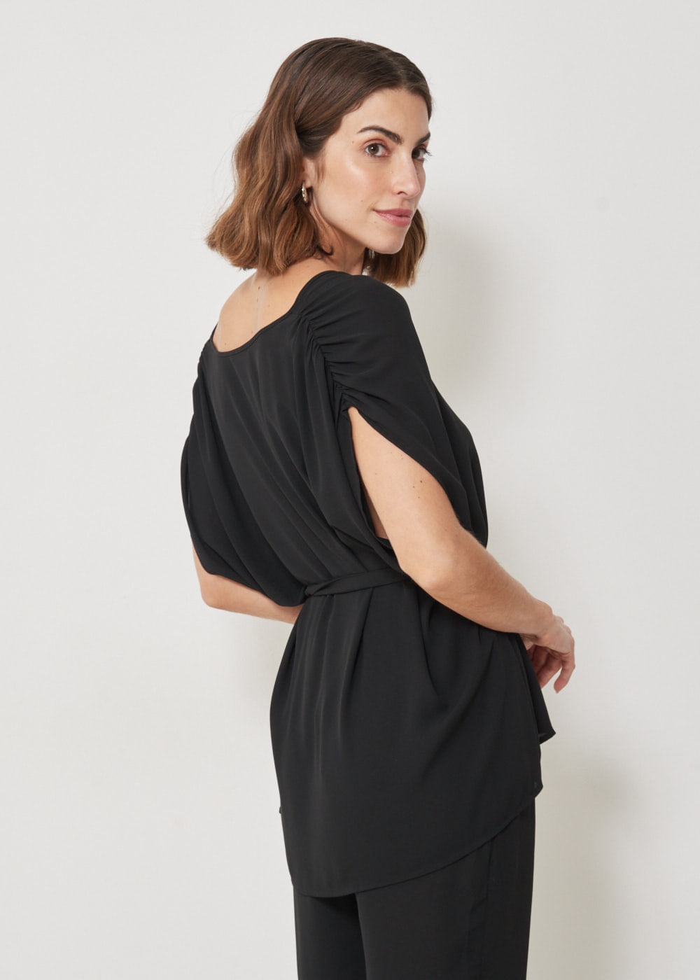 58.40.3434PTO REGATA PREGAS NO OMBRO CHIFFON