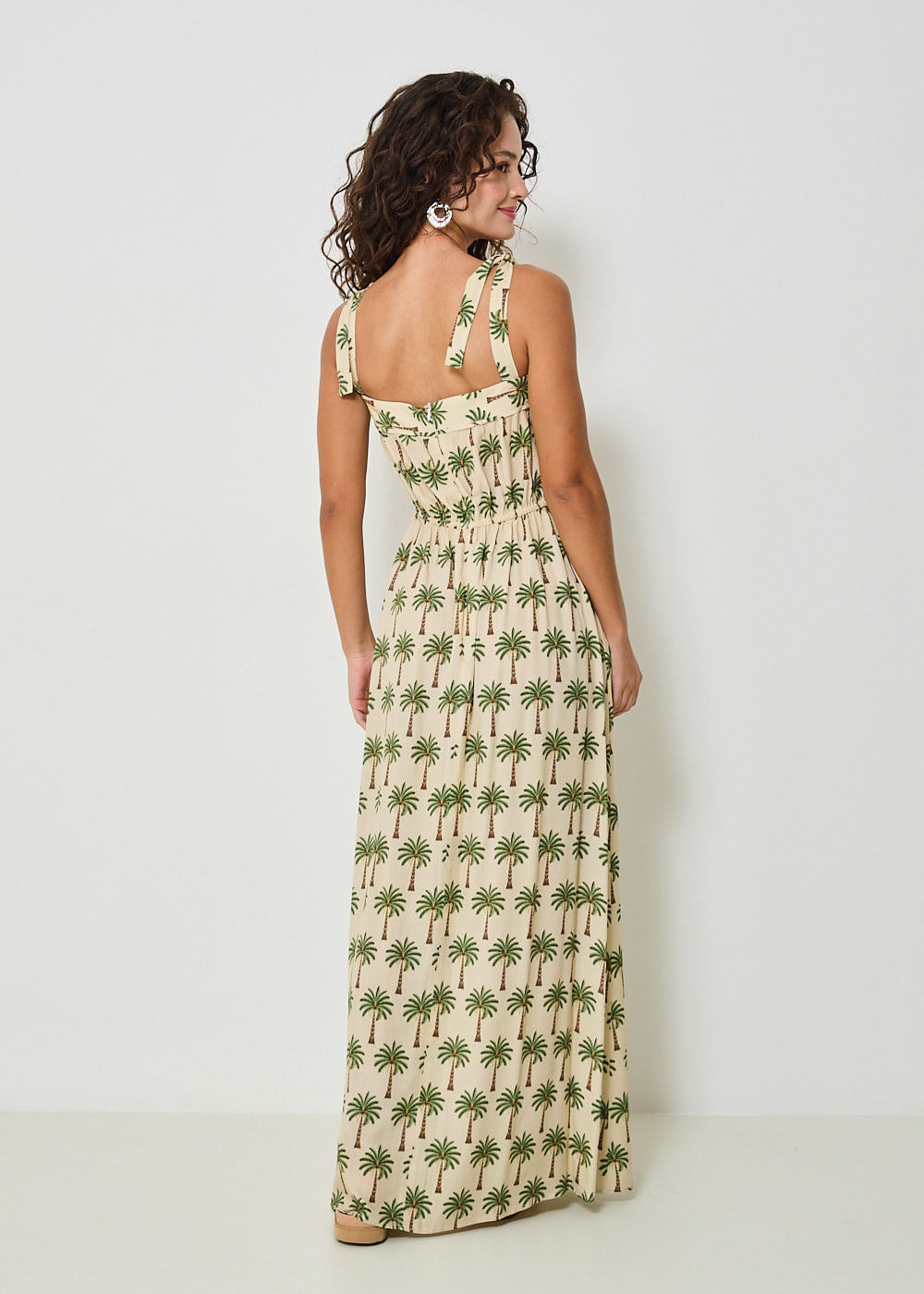 53.50.3430ARE VESTIDO LONGO ESTAMPA OÁSIS