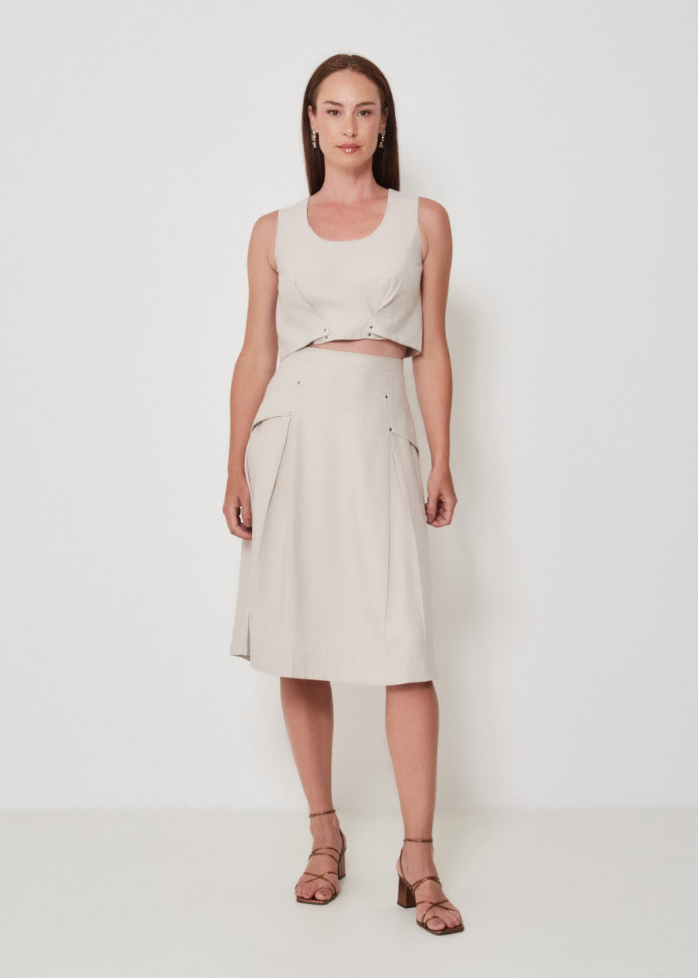 24.21.3401ARE SAIA MIDI PREGAS COM TACHAS - HIGHLINE