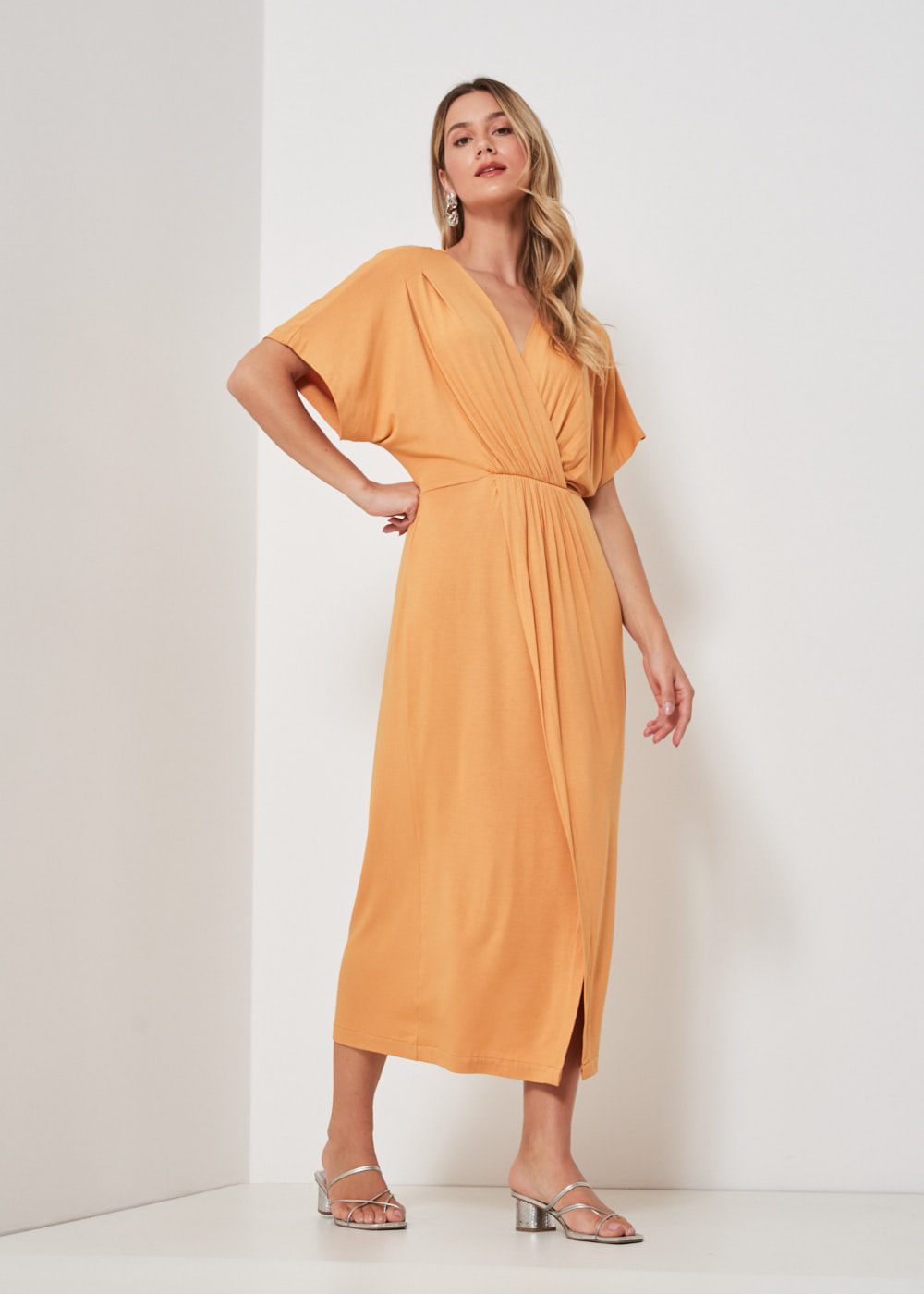 63.12.3402AÇA VESTIDO MIDI MALHA TRANSPASSADO
