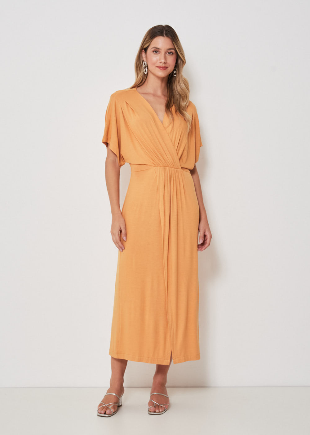 63.12.3402AÇA VESTIDO MIDI MALHA TRANSPASSADO