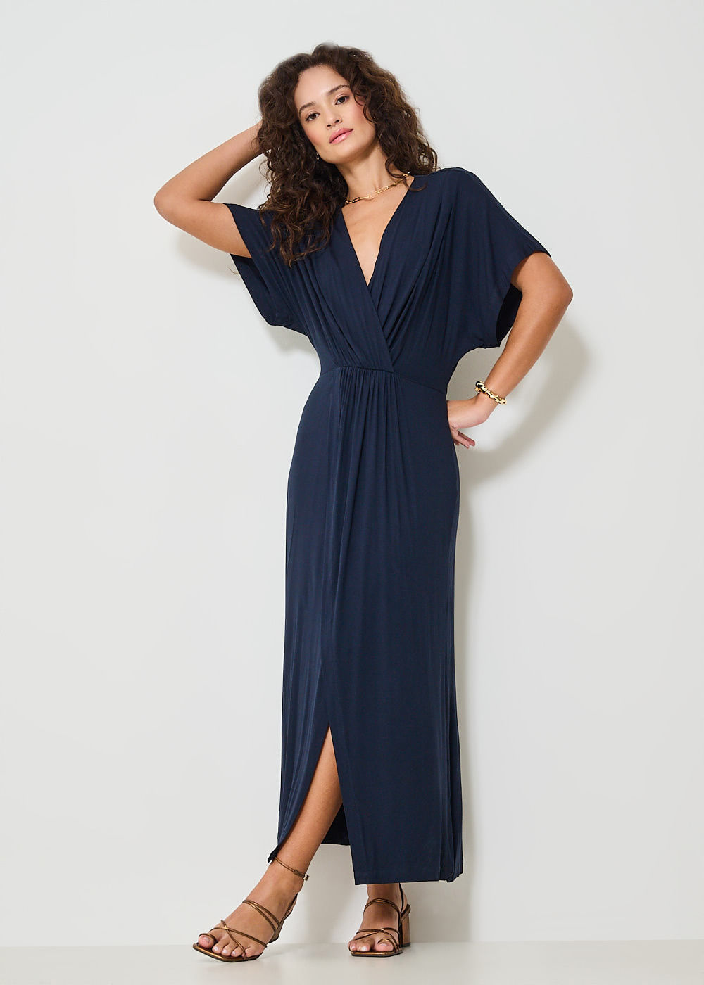 63.12.3402MAR VESTIDO MIDI MALHA TRANSPASSADO