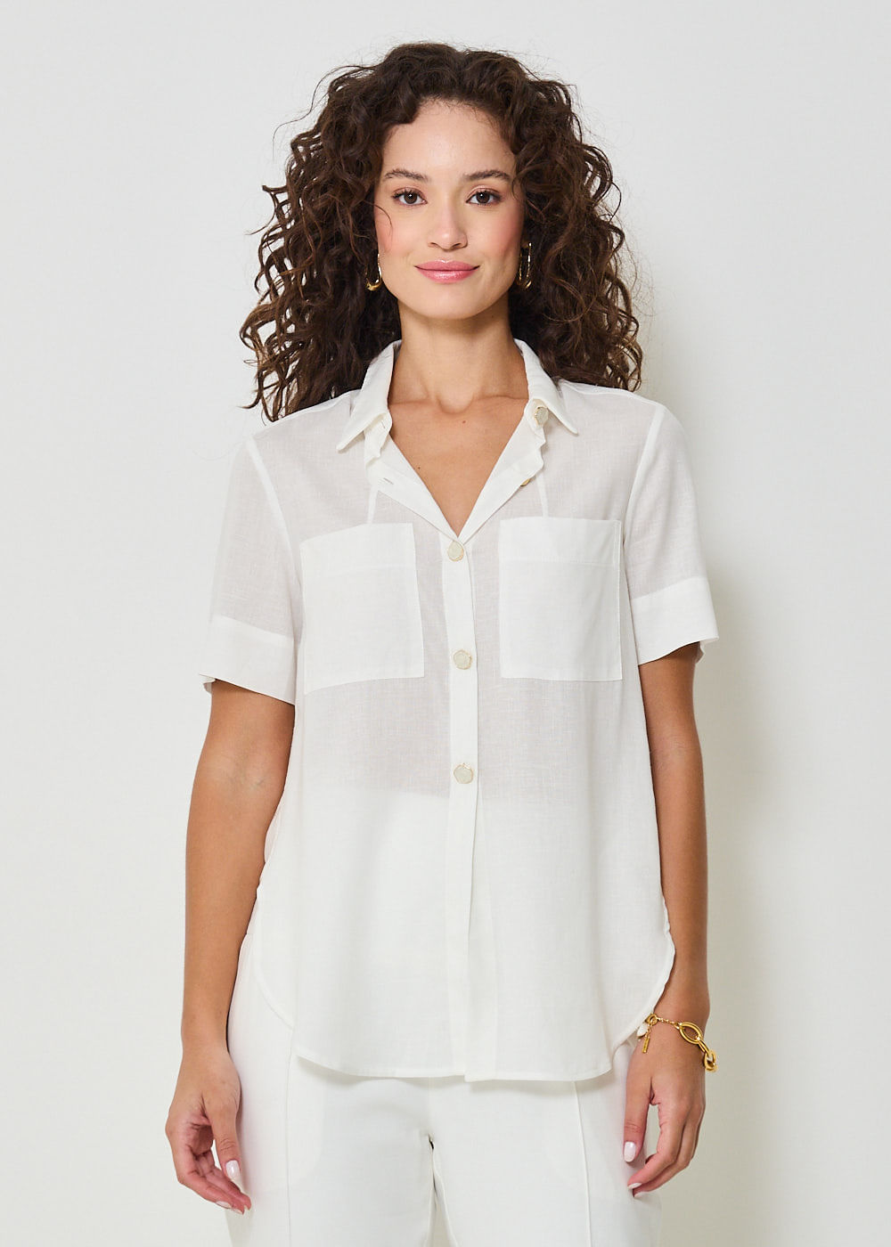 25.40.3404OFW CAMISA M/C COM BOLSOS - HIGHLINE