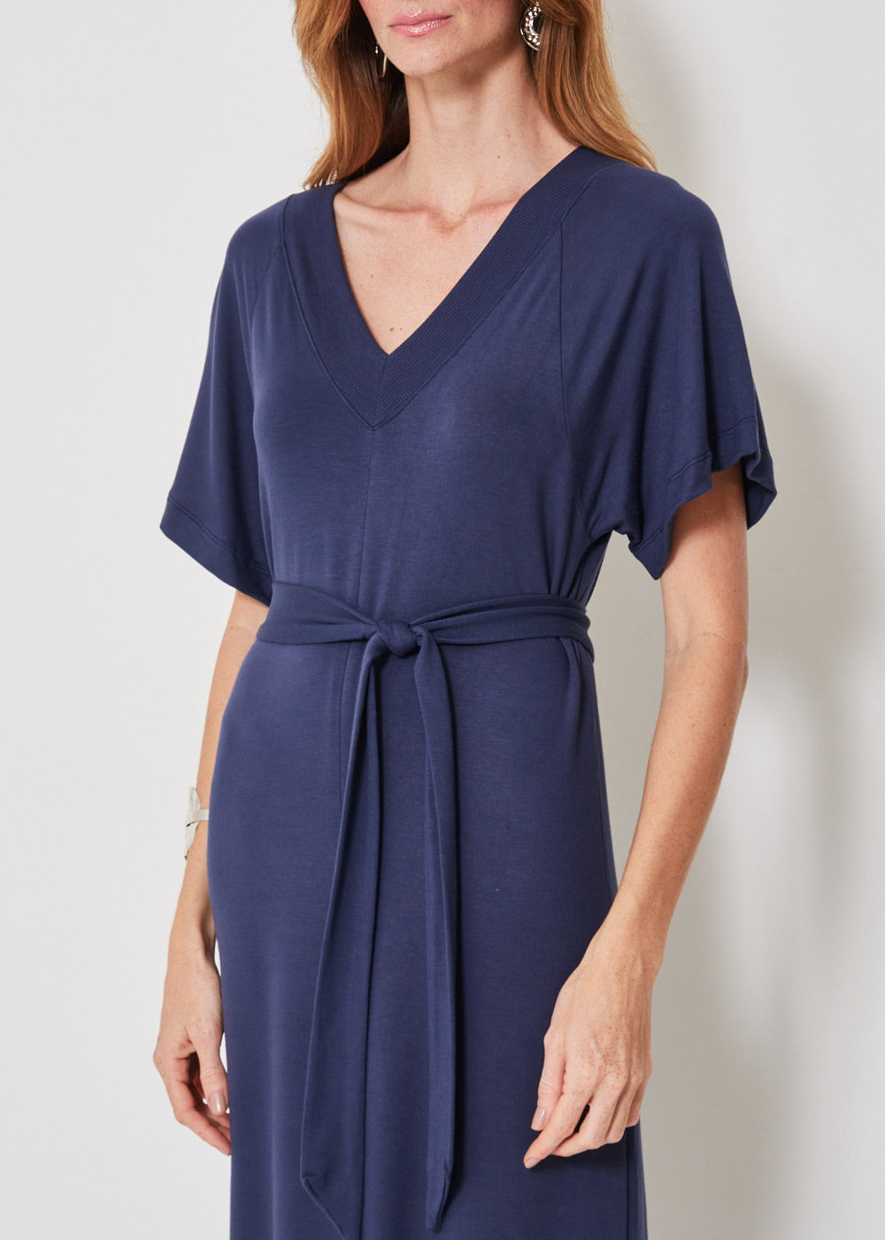 63.40.3412MAR VESTIDO LONGO MALHA DECOTE RIBANA