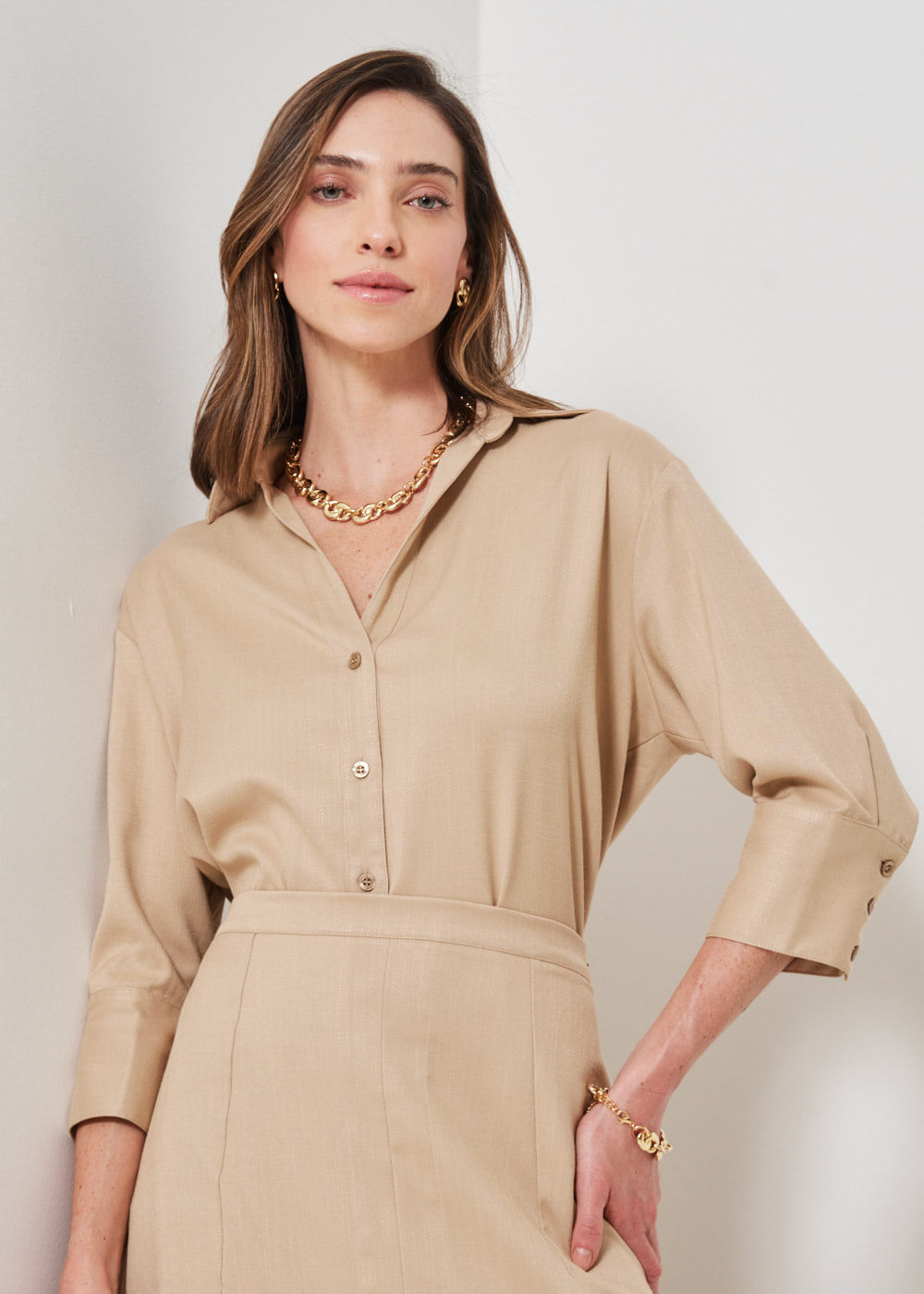 55.40.3414CML CAMISA OVERSIZED MG 7/8