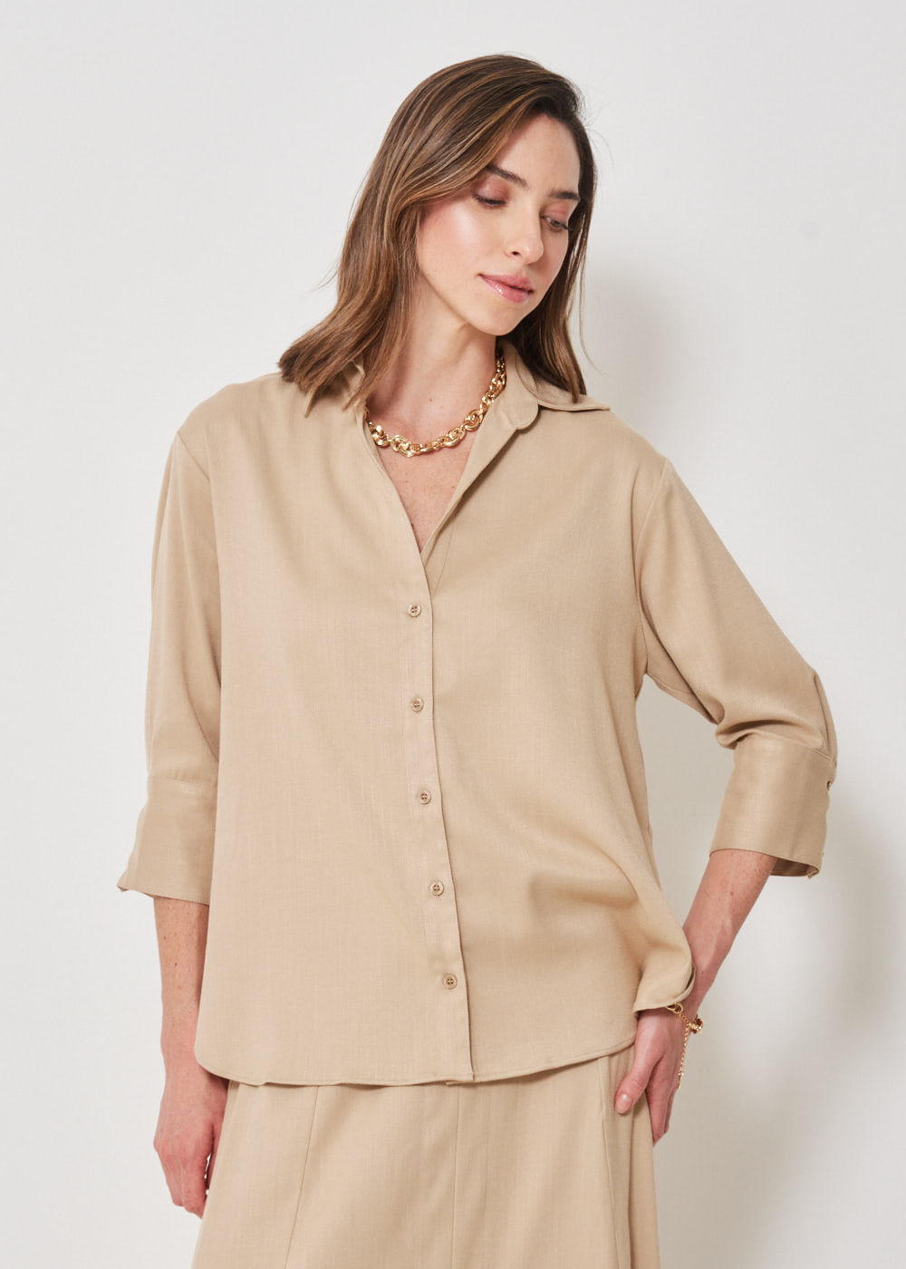 55.40.3414CML CAMISA OVERSIZED MG 7/8