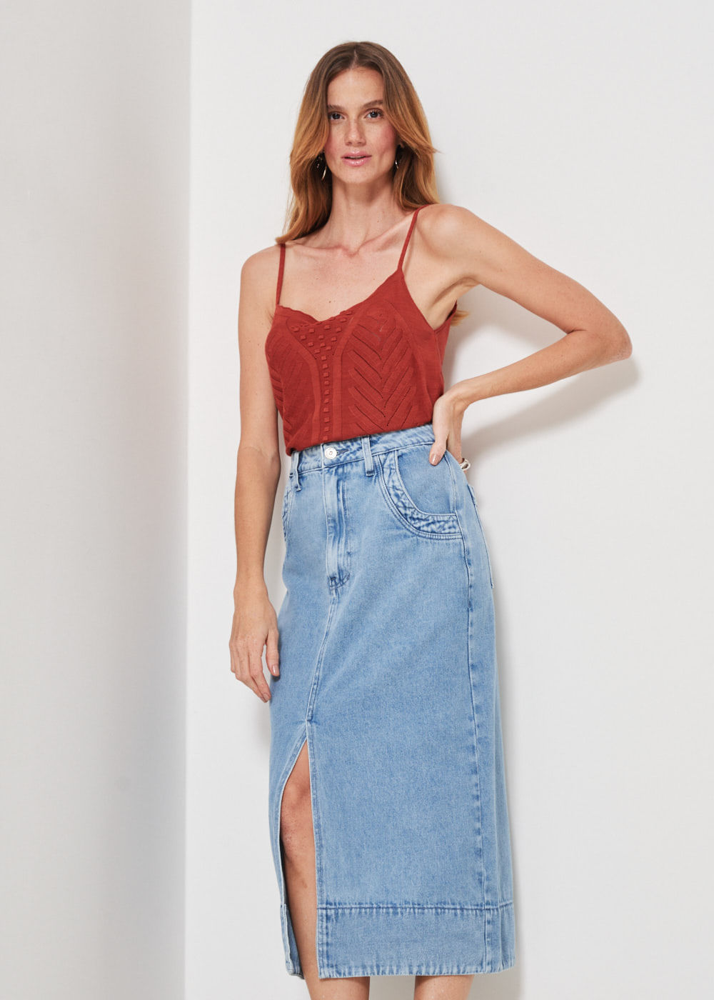 14.22.3401DEL SAIA JEANS LAPIS DETALHE BOLSO