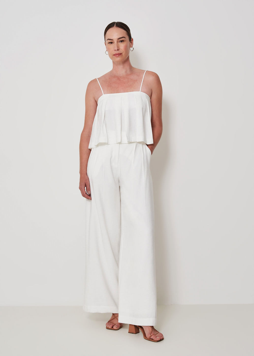 22.23.3418OFW CALÇA PANTALONA ALFAIATARIA PREGAS