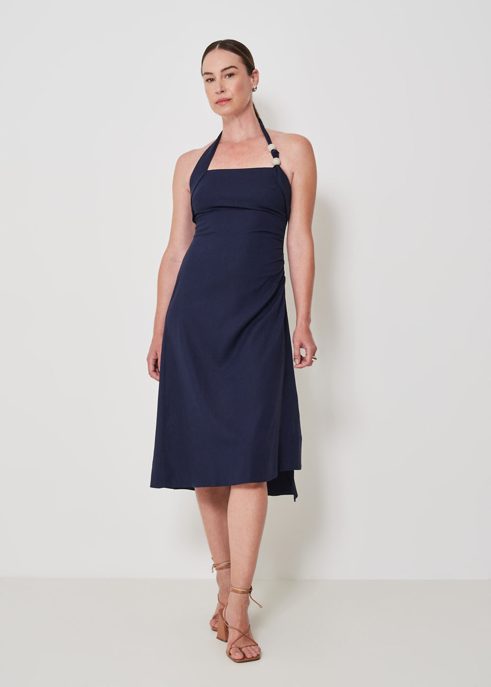 23.10.3411MAR VESTIDO MIDI FRENTE ÚNICA