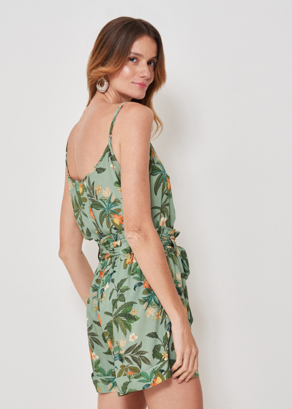 52.60.3404EST SHORTS CLOCHARD ESTAMPA GARDEN