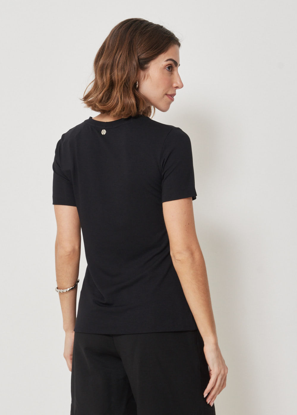 67.10.3403PTO T-SHIRT BÁSICA MALHA GOLA CARECA