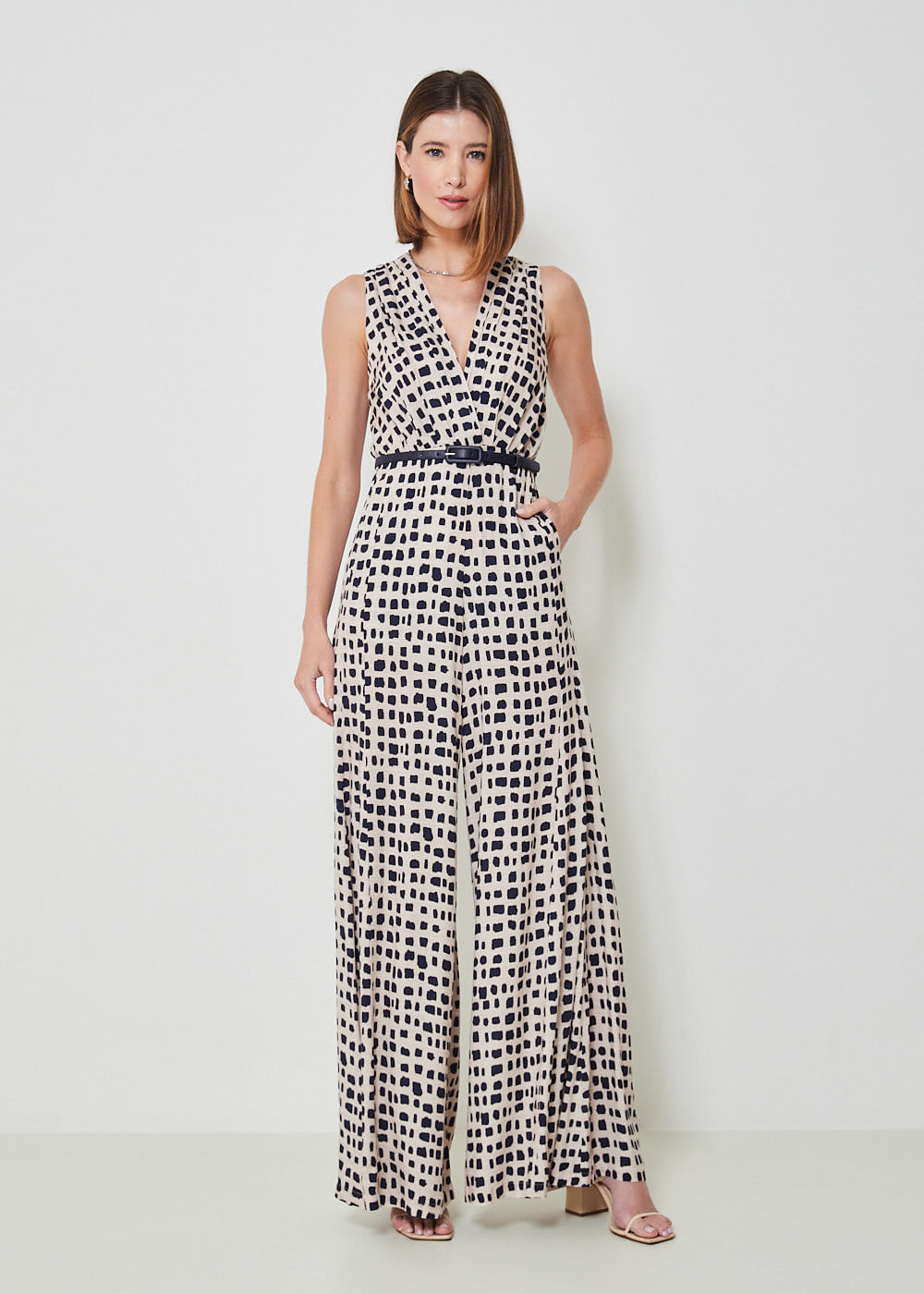 53.81.3405ALM MACACÃO REGATA ESTAMPA COLOR SQUARES