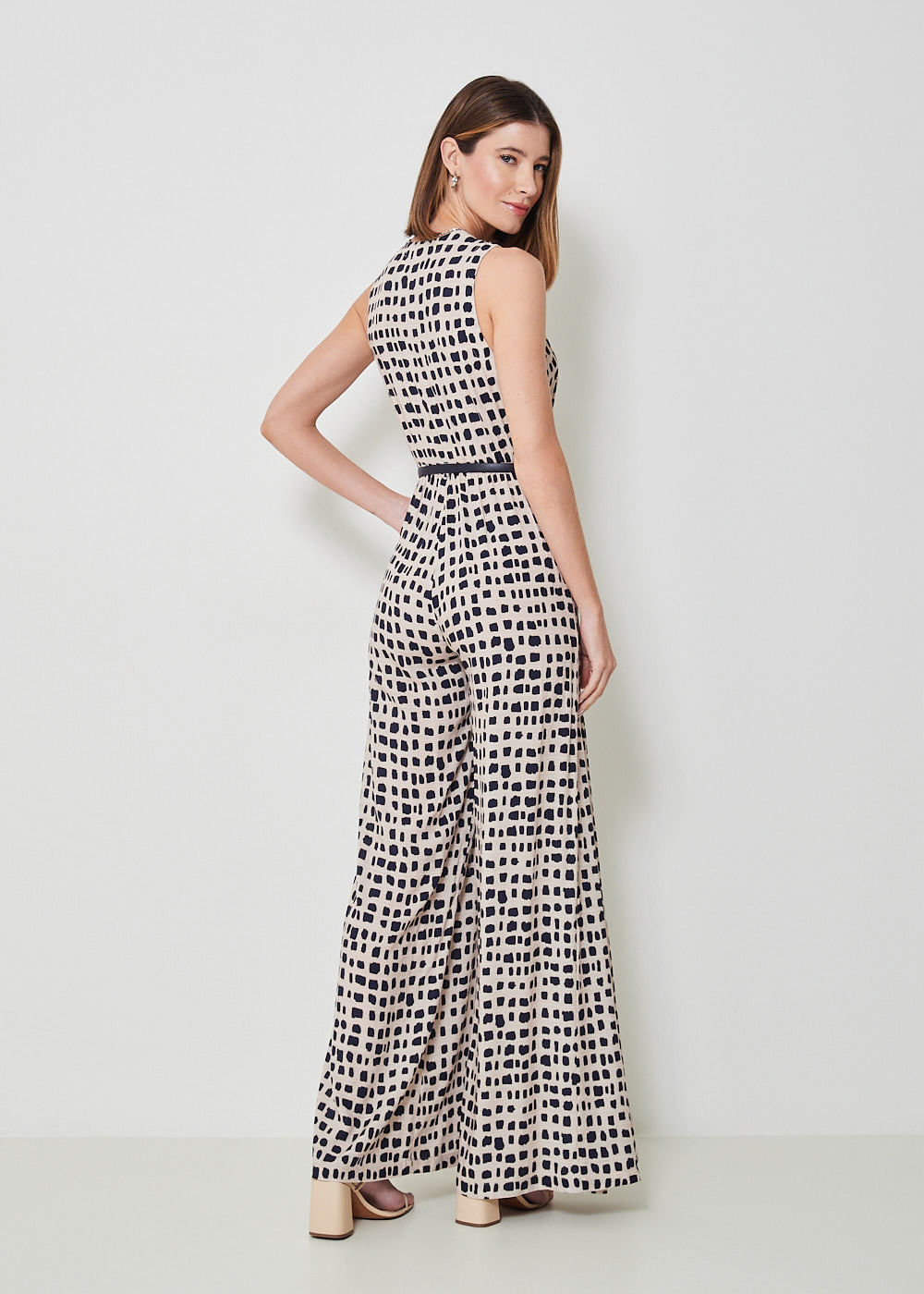 53.81.3405ALM MACACÃO REGATA ESTAMPA COLOR SQUARES