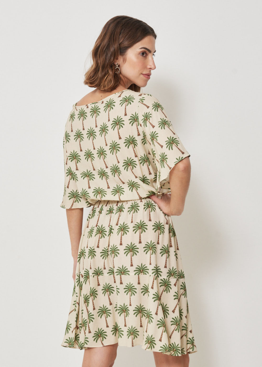 53.22.3415ARE VESTIDO CURTO ESTAMPA OÁSIS