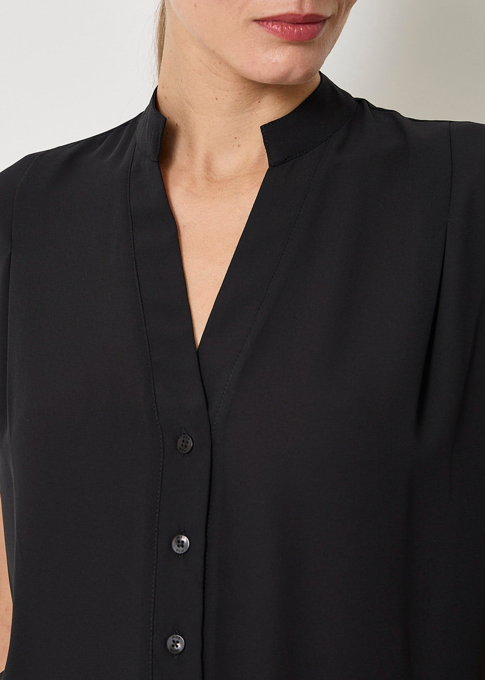 57.40.3417PTO BLUSA CHIFFON M/C CAVADA PREGAS