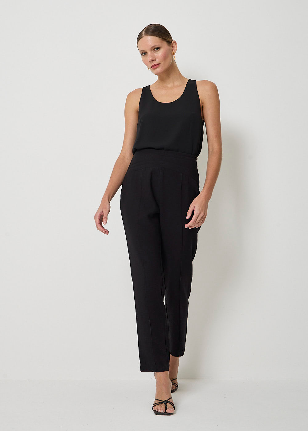 22.20.3401PTO CALÇA SKINNY PALA MATELASSÊ- HIGHLINE