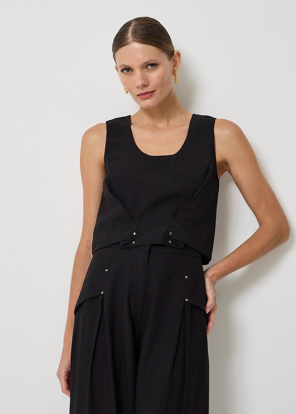 29.60.3403PTO CROPPED DOBRADURA COM TACHAS - HIGHLINE