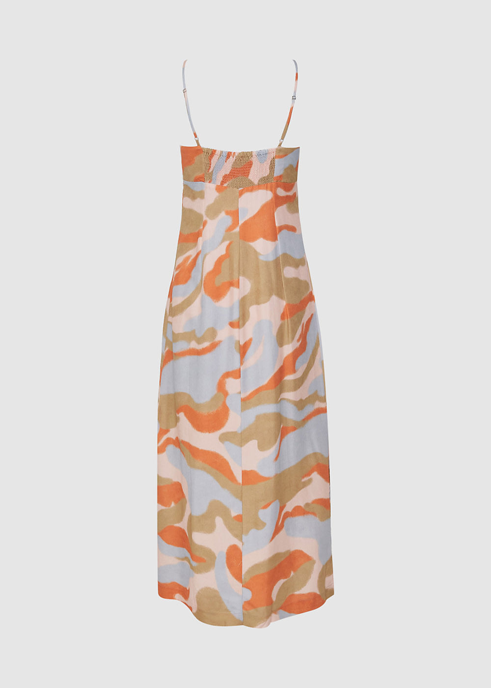 53.50.3449EST VESTIDO DECOTE TORCIDO ESTAMPA VENTOS