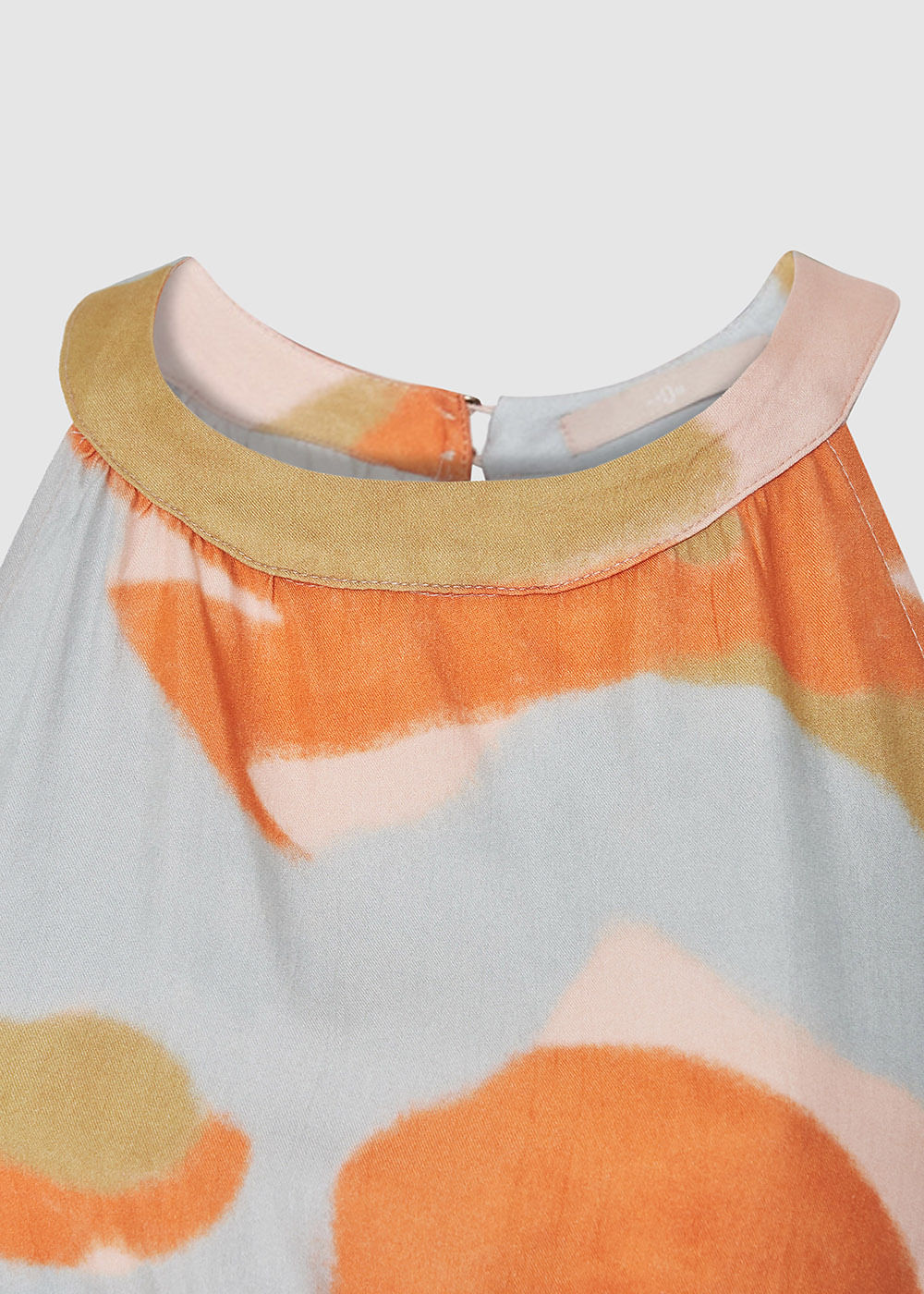 53.50.3450EST VESTIDO LONGUETE GOLA  HALTER ESTAMPA VENTOS