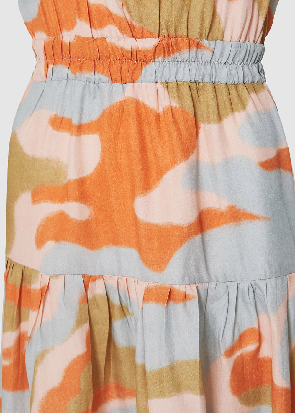 53.50.3450EST VESTIDO LONGUETE GOLA  HALTER ESTAMPA VENTOS