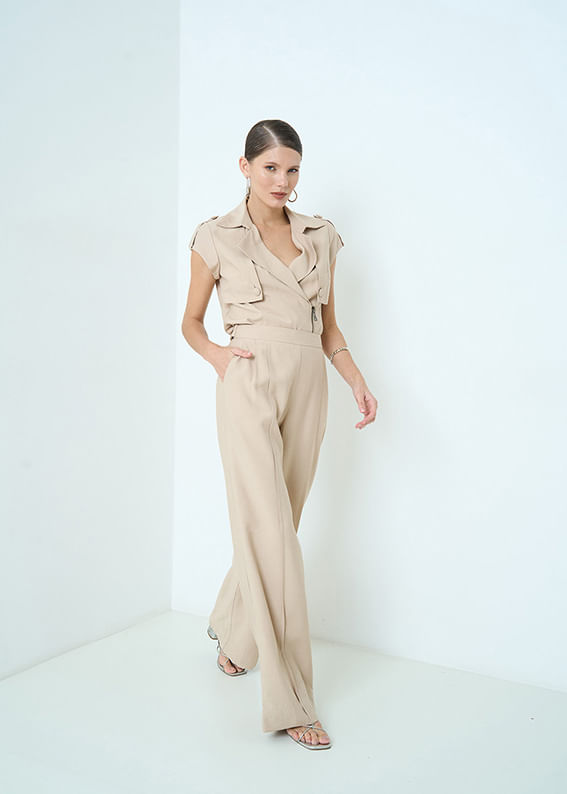 52.10.3505ARE CALÇA PANTALONA COM FRISOS - HIGHLINE