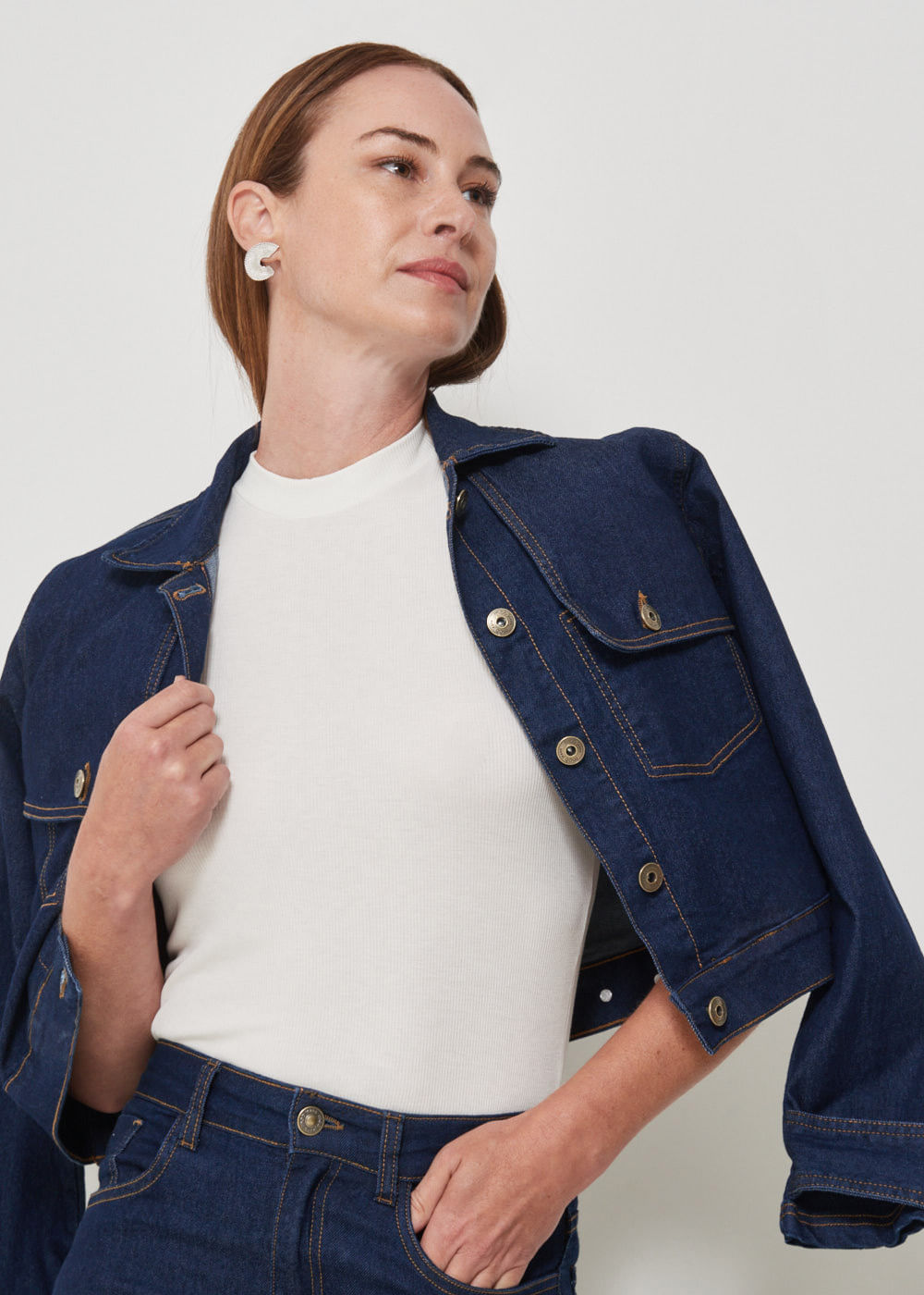 67.10.3501OFW BLUSA MALHA M/C CANELADO