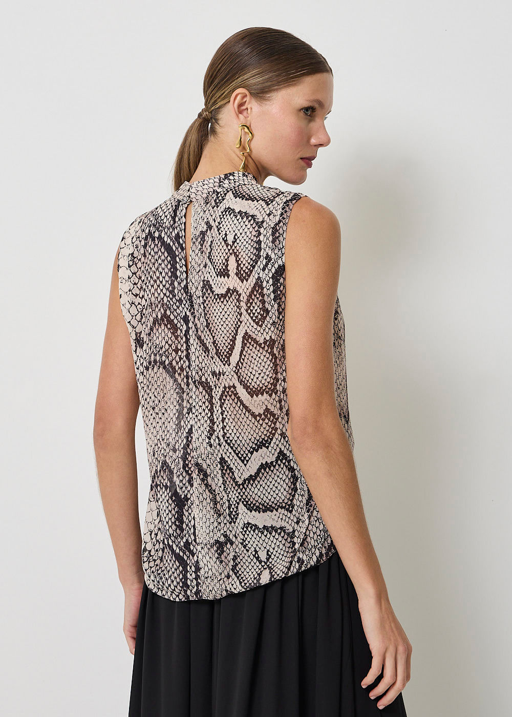 58.20.3508EST REGATA RECORTE ESTAMPA SNAKE SKIN