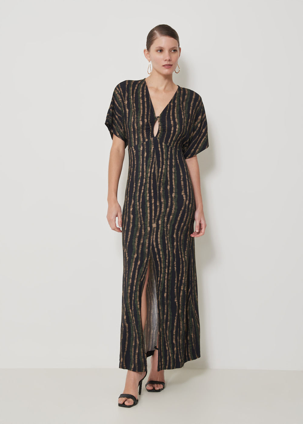 63.22.3501EST VESTIDO MIDI ESTAMPA CIRCLES COLORS