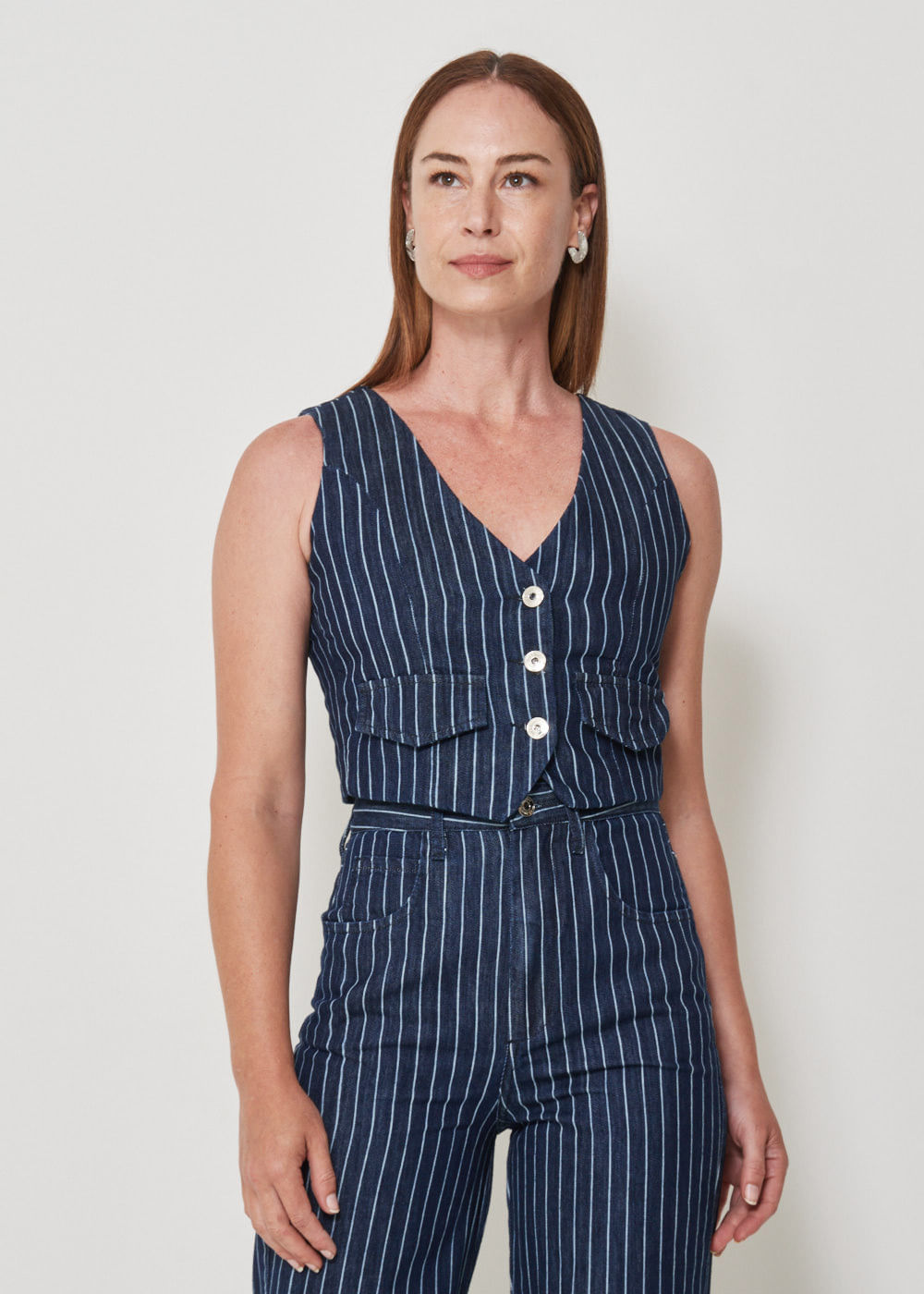 18.50.3501AMA COLETE JEANS RISCA DE GIZ