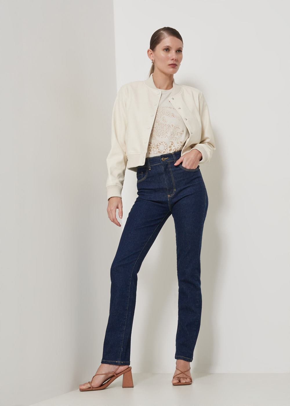 12.20.3502AMA CALÇA JEANS SKINNY PESPONTO TRIPLO
