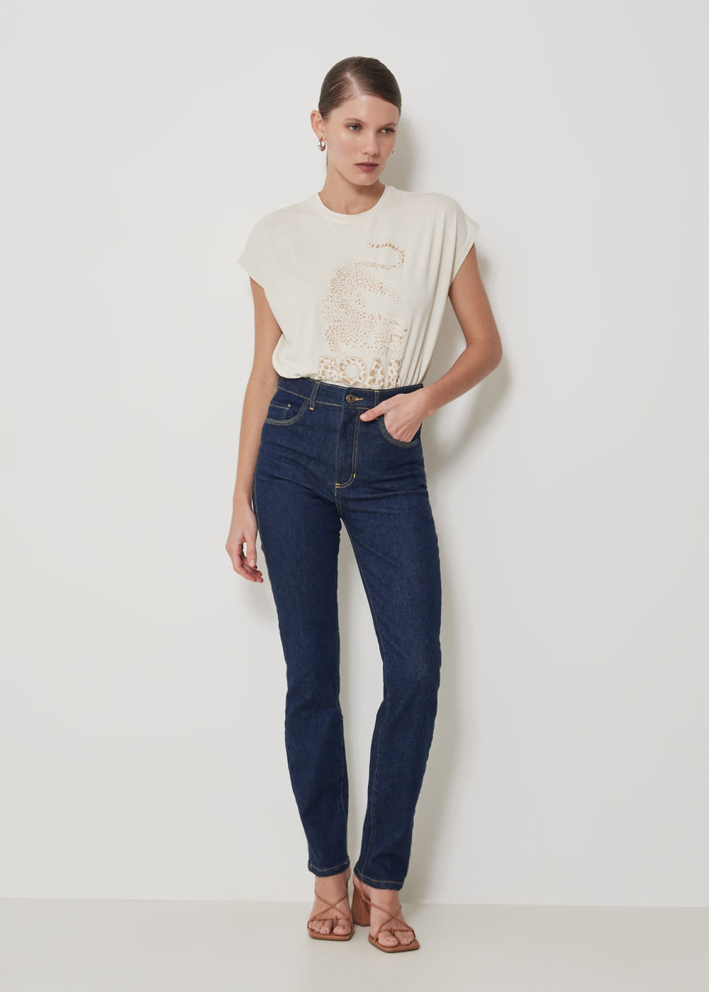 12.20.3502AMA CALÇA JEANS SKINNY PESPONTO TRIPLO