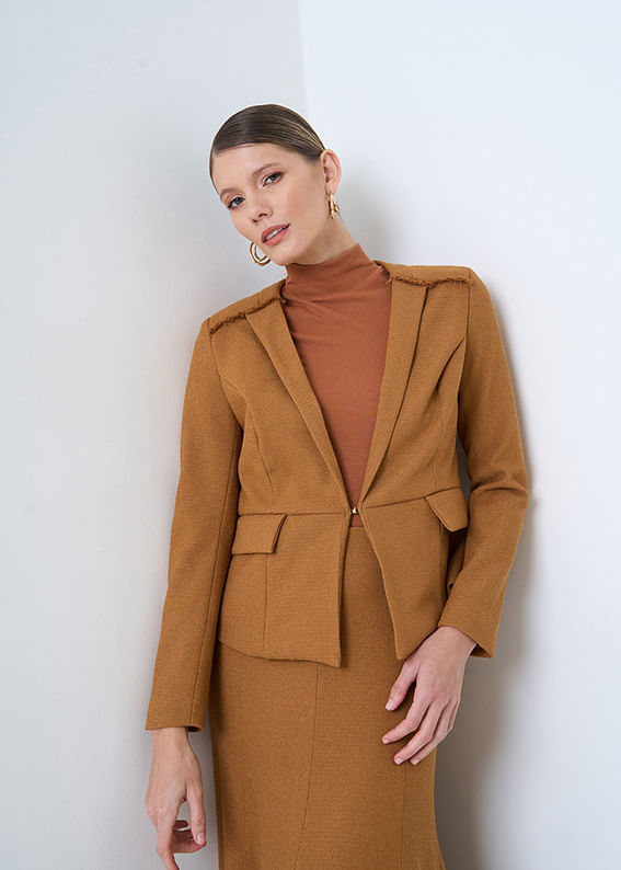 21.30.3507CHO BLAZER ALFAIATARIA TWEED DETALHADO