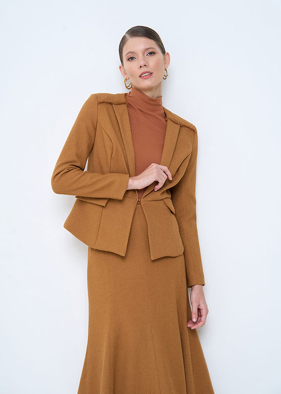 21.30.3507CHO BLAZER ALFAIATARIA TWEED DETALHADO