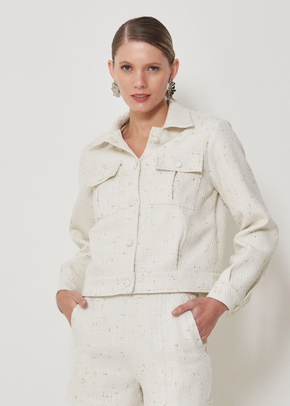 21.30.3504OFW JAQUETA TWEED DETALHE DE BRILHO - HIGHLINE