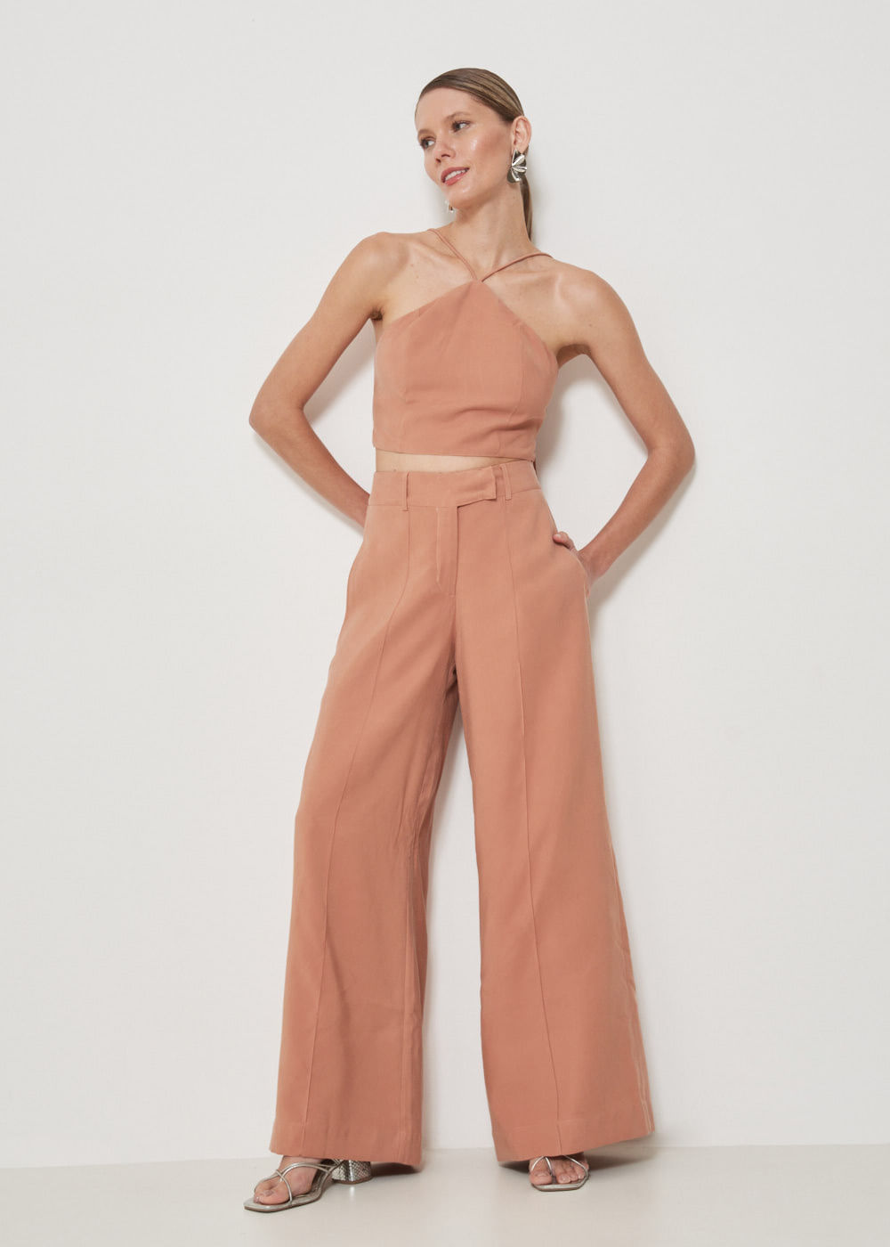 22.23.3504TRC CALÇA PANTALONA ALFAIATARIA COM NERVURAS