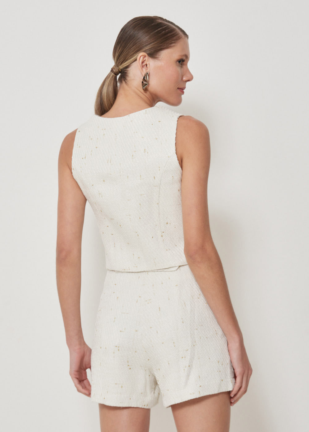 28.40.3502OFW REGATA CORSET TWEED C/ DETALHE BRILHO - HIGHLINE