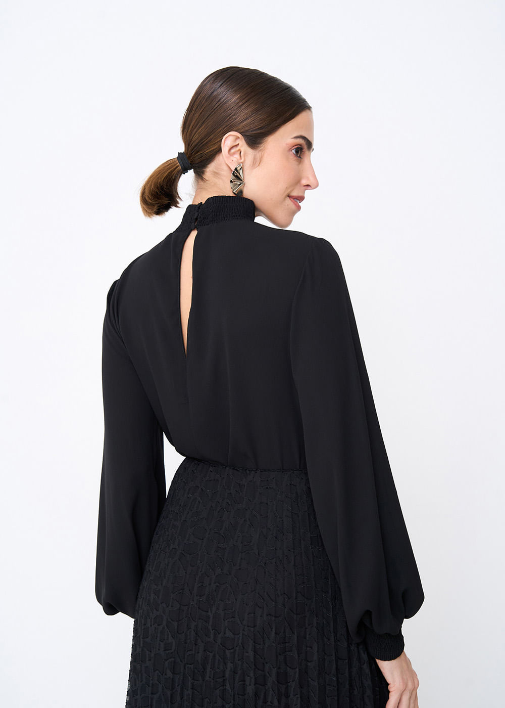 56.40.3504PTO BLUSA M/L LASTEX GOLA
