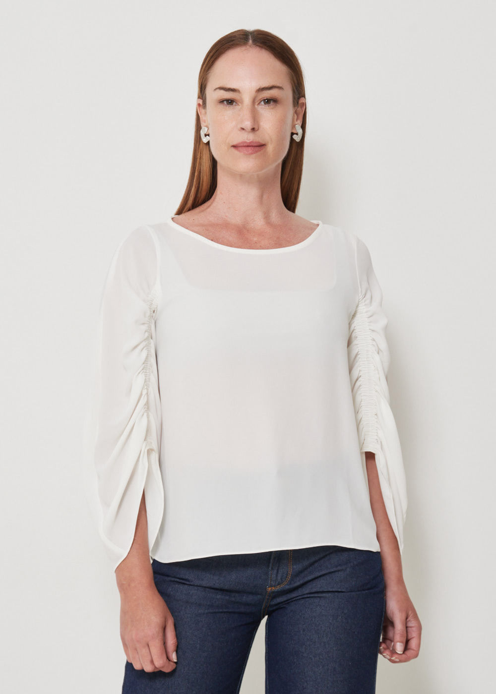 56.40.3506OFW BLUSA M/L DETALHE FRANZIDO