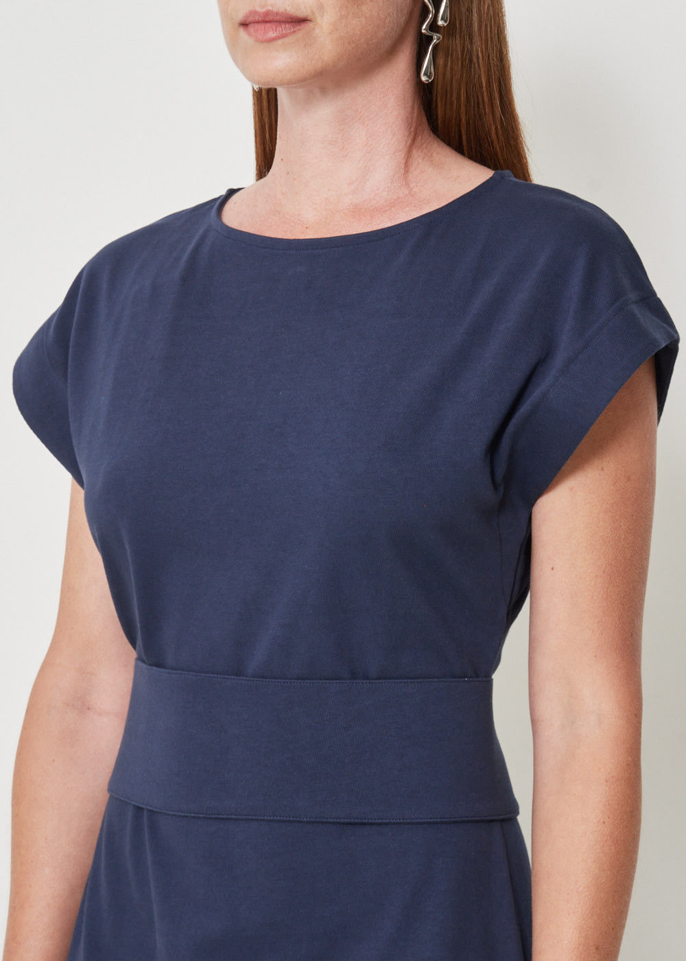 63.40.3503MAR VESTIDO LONGO MALHA COM CINTO