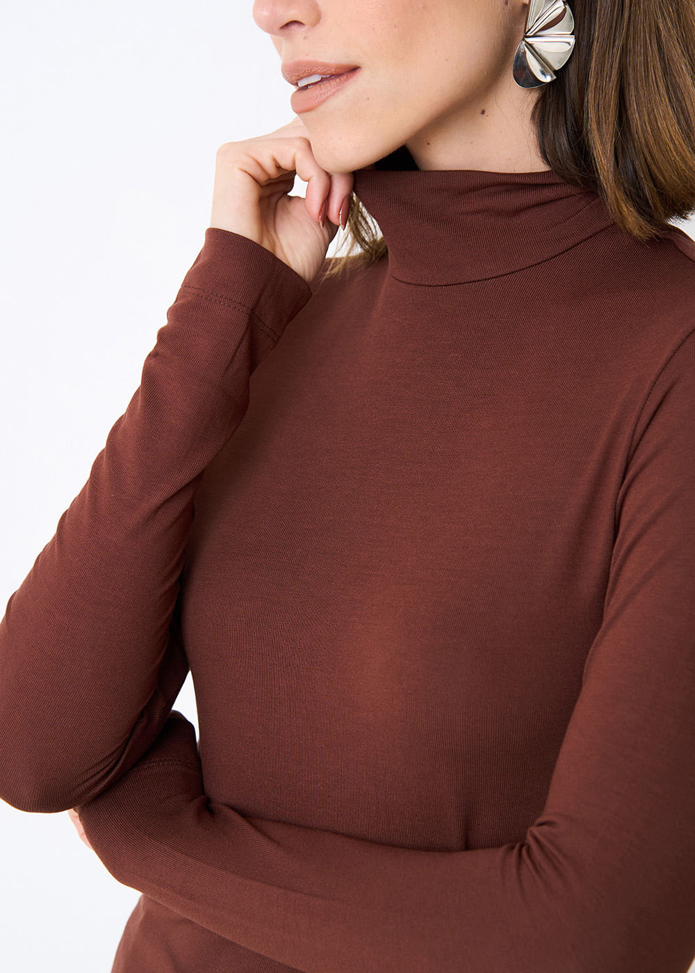 66.10.3502CHO BLUSA M/L MALHA BASIC