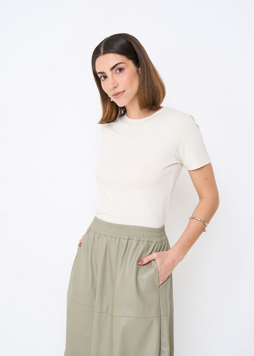 67.10.3502GEL TSHIRT BÀSICA MALHA GOLA CARECA