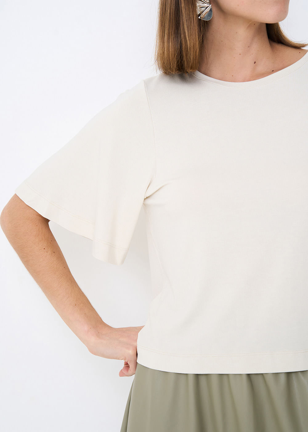 67.40.3513GEL BLUSA MALHA MANGA CURTA AMPLA