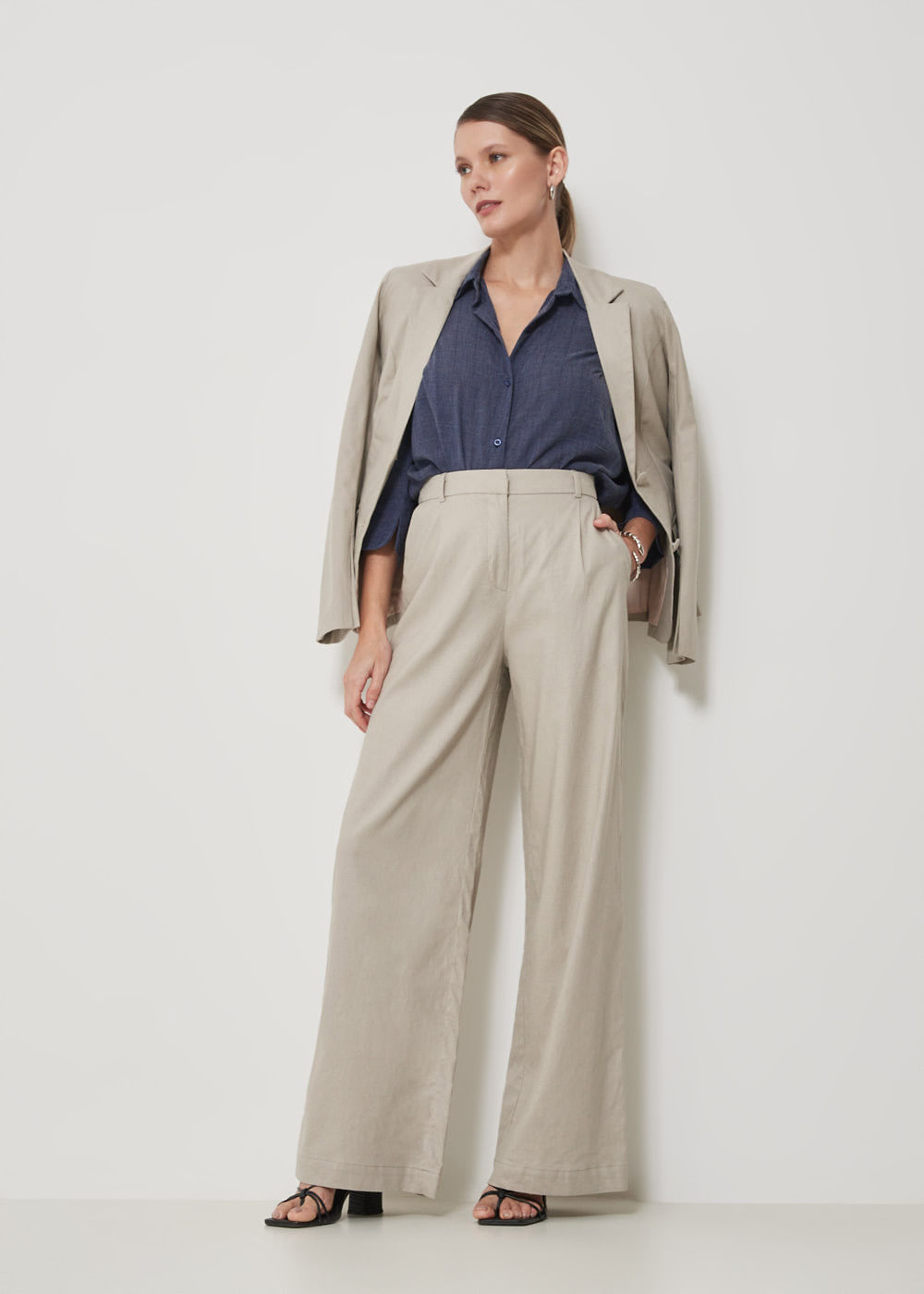 22.23.3502CIM CALÇA ALFAIATARIA PANTALONA C/ PREGA