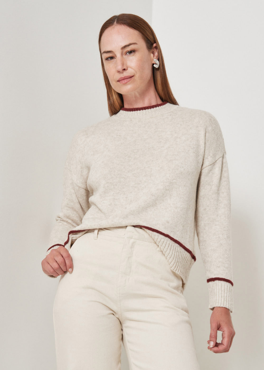 46.40.3502CRU BLUSA MANGA LONGA TRICOT