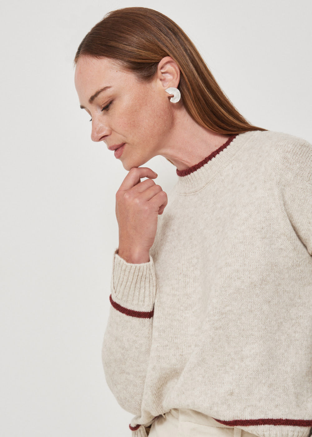 46.40.3502CRU BLUSA MANGA LONGA TRICOT