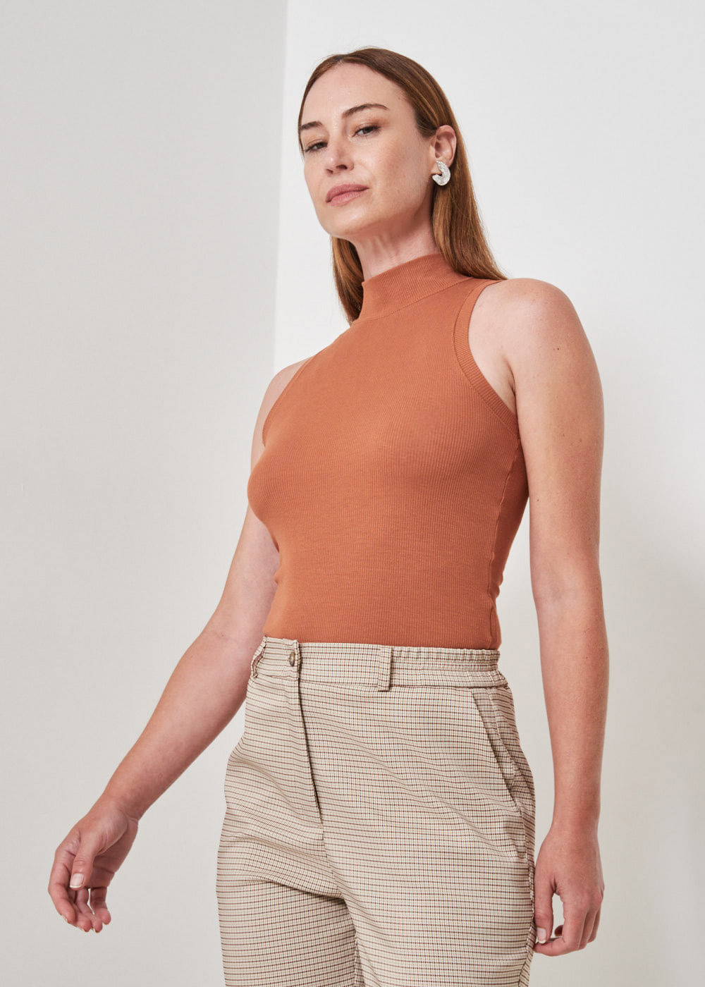 68.10.3501CHO REGATA MALHA CANELADA BÁSICA GOLA ALTA