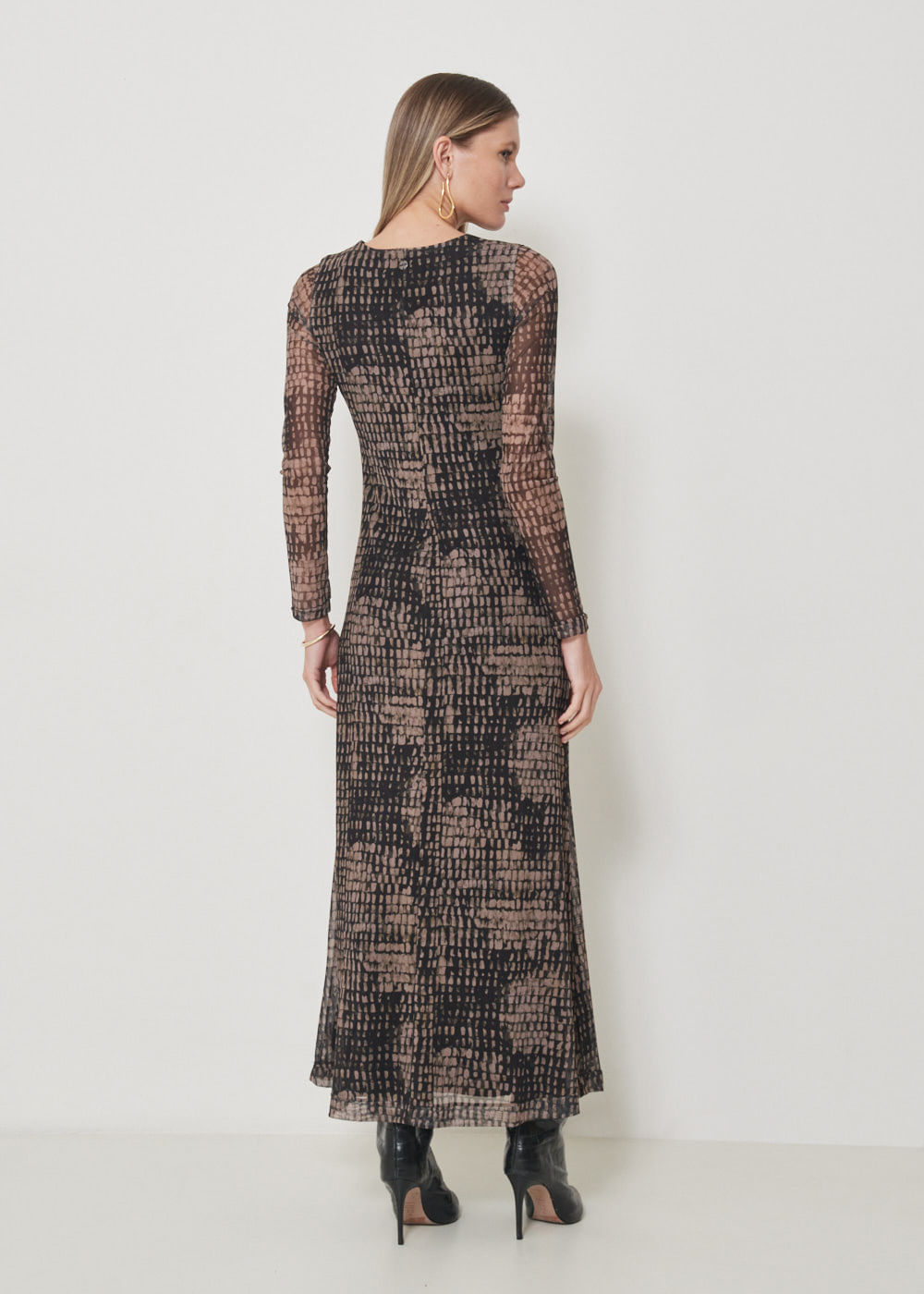 63.50.3501EST VESTIDO LONGUETE ESTAMPA BLOTS